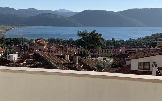 Marvellous sea view apartment for sale in Akyaka