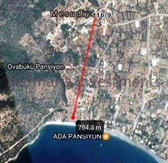The land with seaview for sale in Datca Peninsula