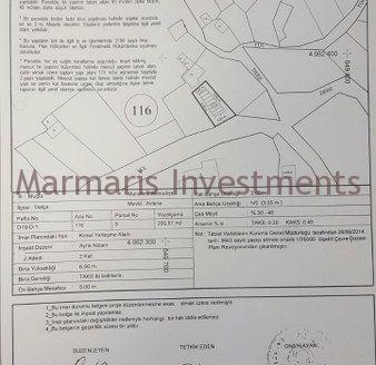 The land with seaview for sale in Datca Peninsula