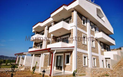 Brand New Apartment for sale in Datca with an open landscape