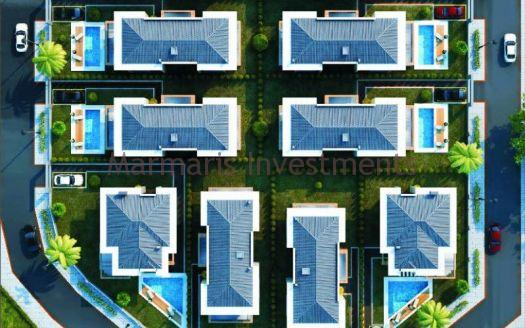 Brand new villas with private swimming pool for sale in Camdibi, Marmaris