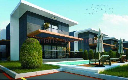 Brand new villas with private swimming pool for sale in Camdibi, Marmaris