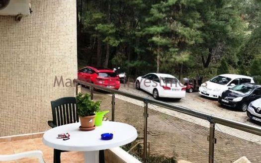 Forest views centrally located Marmaris apartment for sale