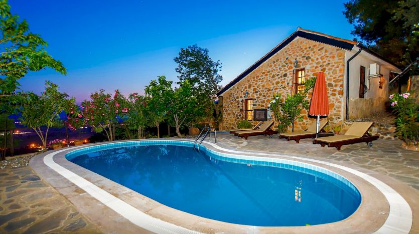 Nature View villa for sale with private swimming pool in Gokova