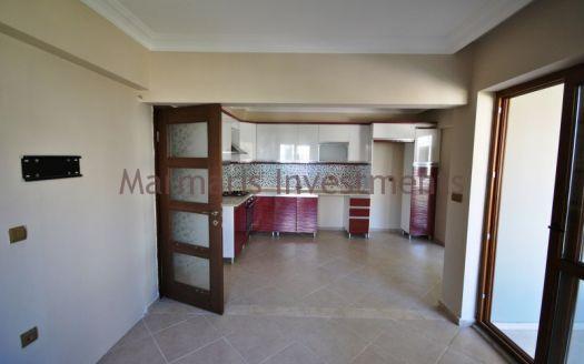 Pine forest view apartment in a tranquil region for sale in Siteler, Marmaris