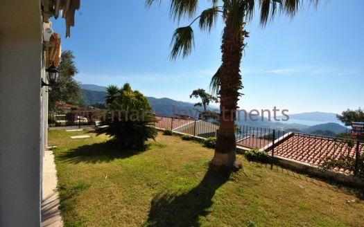 The stunning panoramic sea view detached villa for sale in Marmaris