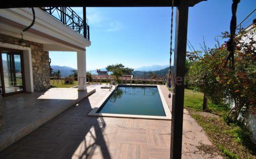 The stunning panoramic sea view detached villa for sale in Marmaris
