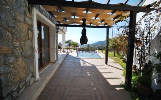 The stunning panoramic sea view detached villa for sale in Marmaris