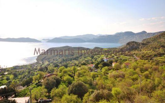 Nature and Seaview land for sale in Sogut, Marmaris