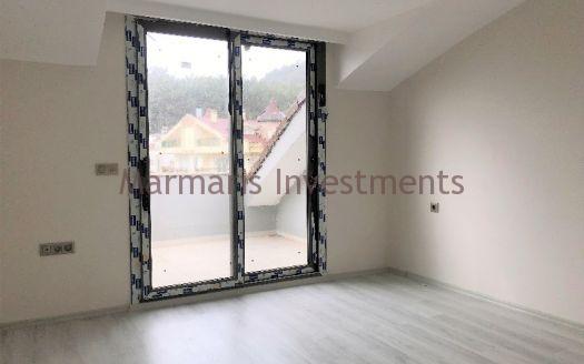 Affordable 2 bedroom apartment with nature view for sale in Siteler, Marmaris