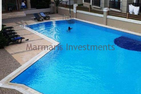 Quality Modern Apartment for sale in Marmaris with well-maintained gardens