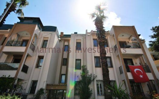The spacious 4 bedroom duplex apartment with a huge terrace in the centre of Marmaris