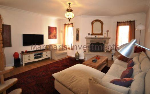 The spacious 4 bedroom duplex apartment with a huge terrace in the centre of Marmaris