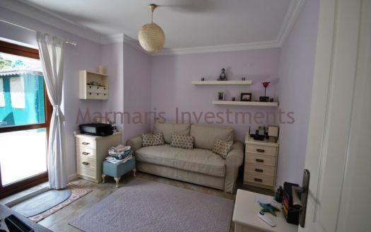 The spacious 4 bedroom duplex apartment with a huge terrace in the centre of Marmaris