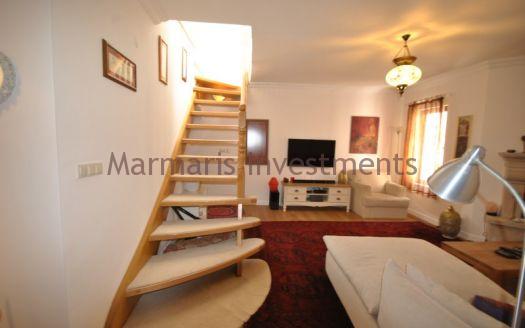 The spacious 4 bedroom duplex apartment with a huge terrace in the centre of Marmaris