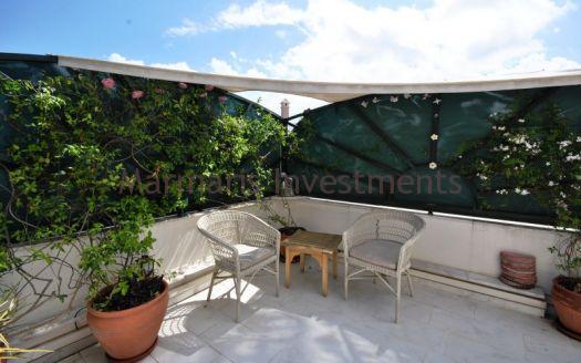 The spacious 4 bedroom duplex apartment with a huge terrace in the centre of Marmaris