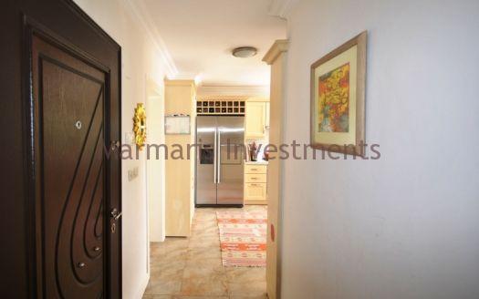 The spacious 4 bedroom duplex apartment with a huge terrace in the centre of Marmaris