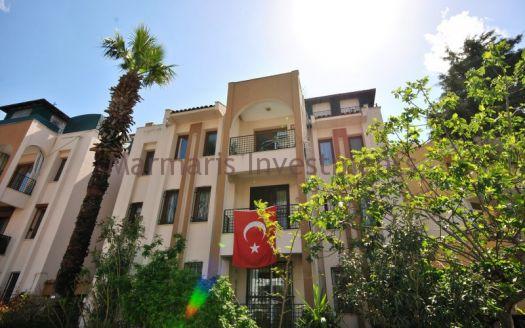The spacious 4 bedroom duplex apartment with a huge terrace in the centre of Marmaris
