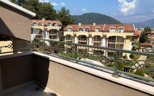 The Spacious apartment for sale in Icmeler with swimming pool.