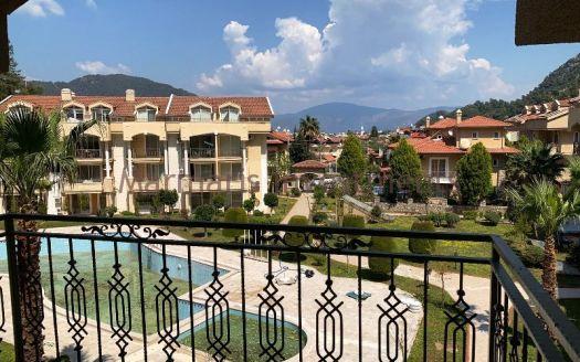 The Spacious apartment for sale in Icmeler with swimming pool.