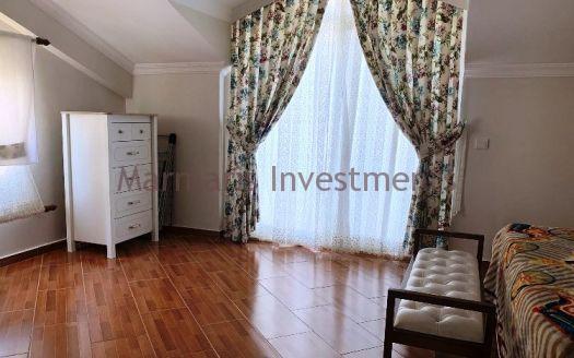 The Spacious apartment for sale in Icmeler with swimming pool.