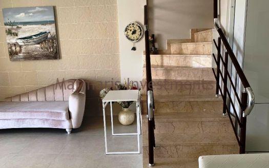 The Spacious apartment for sale in Icmeler with swimming pool.