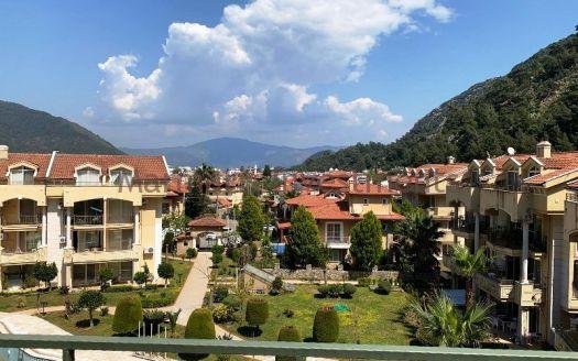 The Spacious apartment for sale in Icmeler with swimming pool.