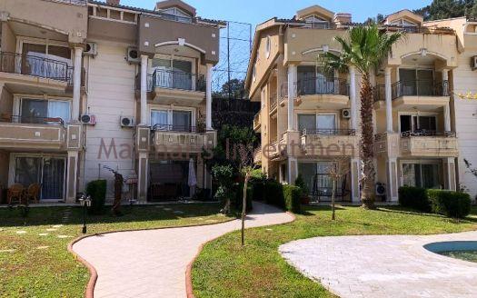 The Spacious apartment for sale in Icmeler with swimming pool.