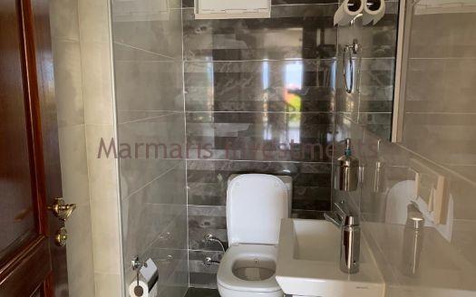 The Spacious apartment for sale in Icmeler with swimming pool.