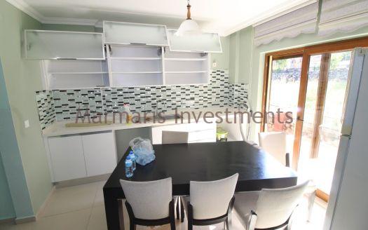 2 Bedroom and the family apartment available for sale within Icmeler with a pool is offered.