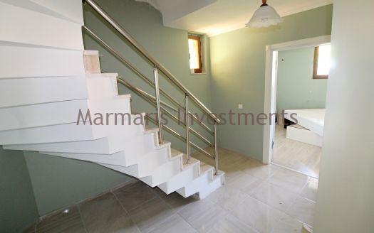 2 Bedroom and the family apartment available for sale within Icmeler with a pool is offered.