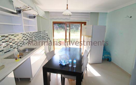 2 Bedroom and the family apartment available for sale within Icmeler with a pool is offered.