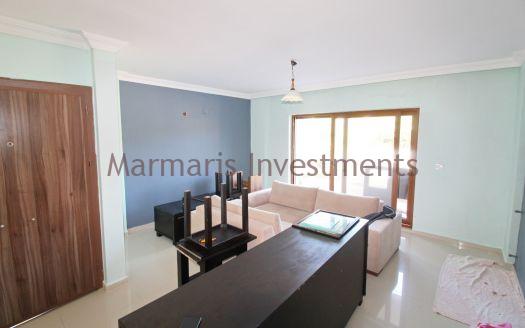 2 Bedroom and the family apartment available for sale within Icmeler with a pool is offered.