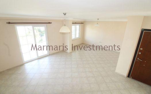 Spacious new 3-bedroom apartment for sale in Marmaris Icmeler