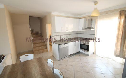 The Icmeler 3 bedroom apartment with a pool is now available for sale.