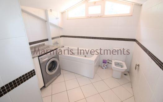 The Icmeler 3 bedroom apartment with a pool is now available for sale.