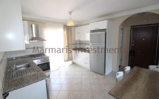 The Icmeler 3 bedroom apartment with a pool is now available for sale.
