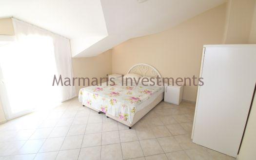The Icmeler 3 bedroom apartment with a pool is now available for sale.