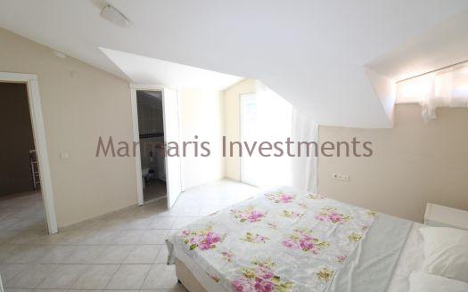 The Icmeler 3 bedroom apartment with a pool is now available for sale.