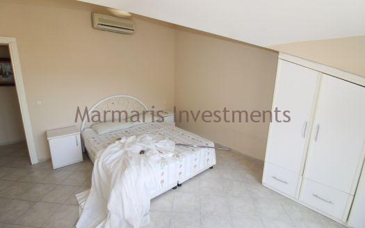 The Icmeler 3 bedroom apartment with a pool is now available for sale.