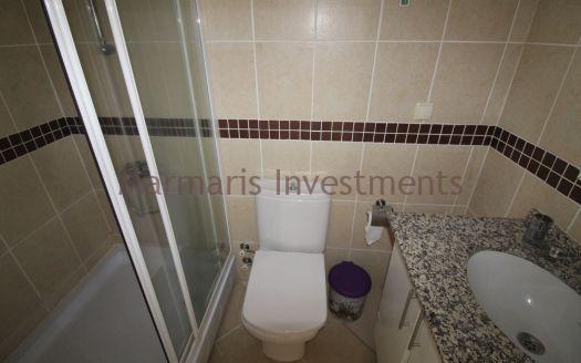 The Icmeler 3 bedroom apartment with a pool is now available for sale.