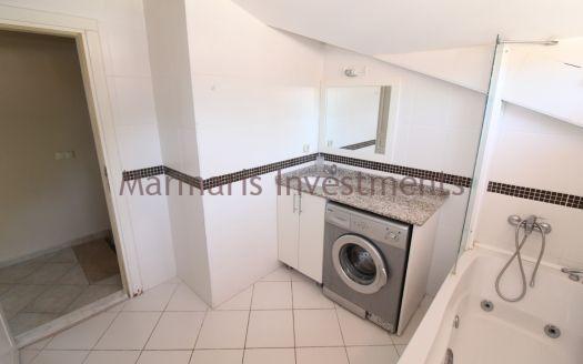 The Icmeler 3 bedroom apartment with a pool is now available for sale.