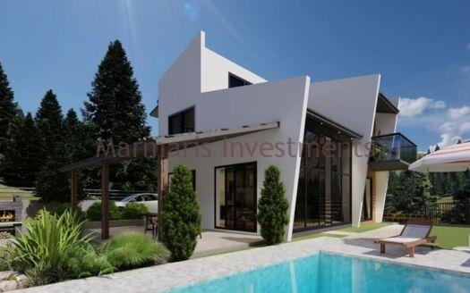 Brand new detached villa for sale in Turunc Marmaris with private pool