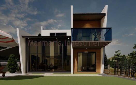 Brand new detached villa for sale in Turunc Marmaris with private pool