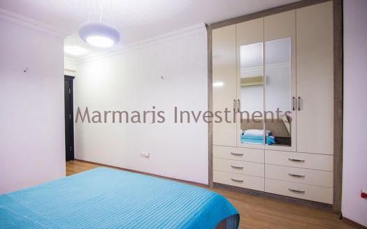 A luxury vacation home for sale in Marmaris Icmeler with a private swimming pool and garden
