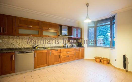 A luxury vacation home for sale in Marmaris Icmeler with a private swimming pool and garden